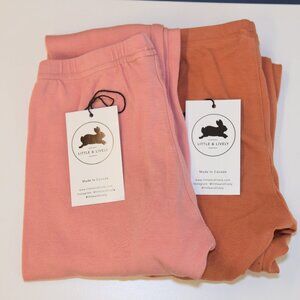 2 x Little & Lively Bamboo Leggings sz7/8